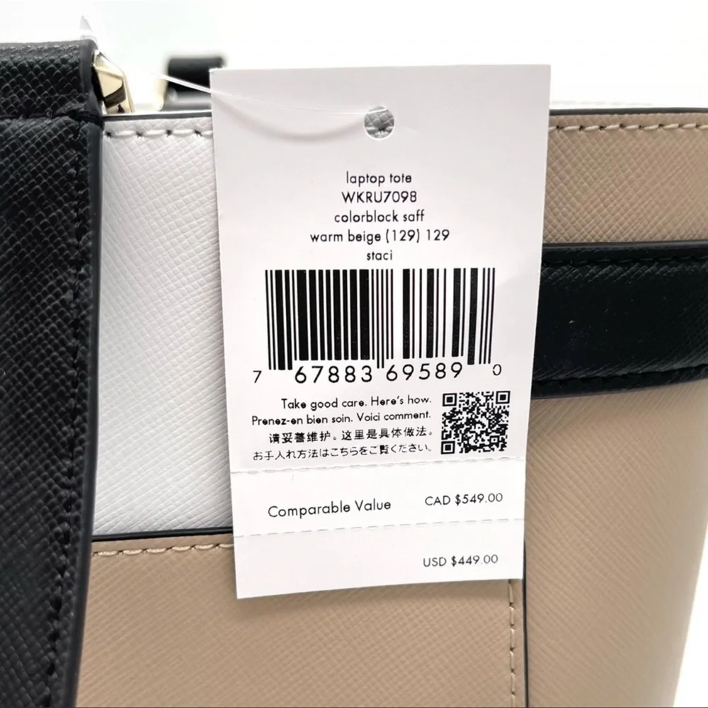 Kate Spade Large Staci Laptop Tote Bag - Picture 14 of 14